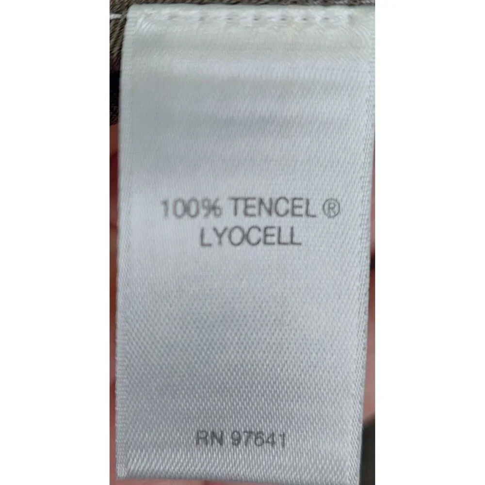 J. Jill Women's XS Lightweight Zip Jacket 100% Tencel Lyocell Olive Green Soft - Picture 9 of 12